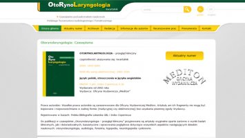 Otorynolaryngologia